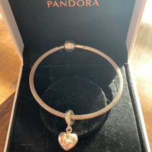 Pandora Charm Bracelet with “Family” charm